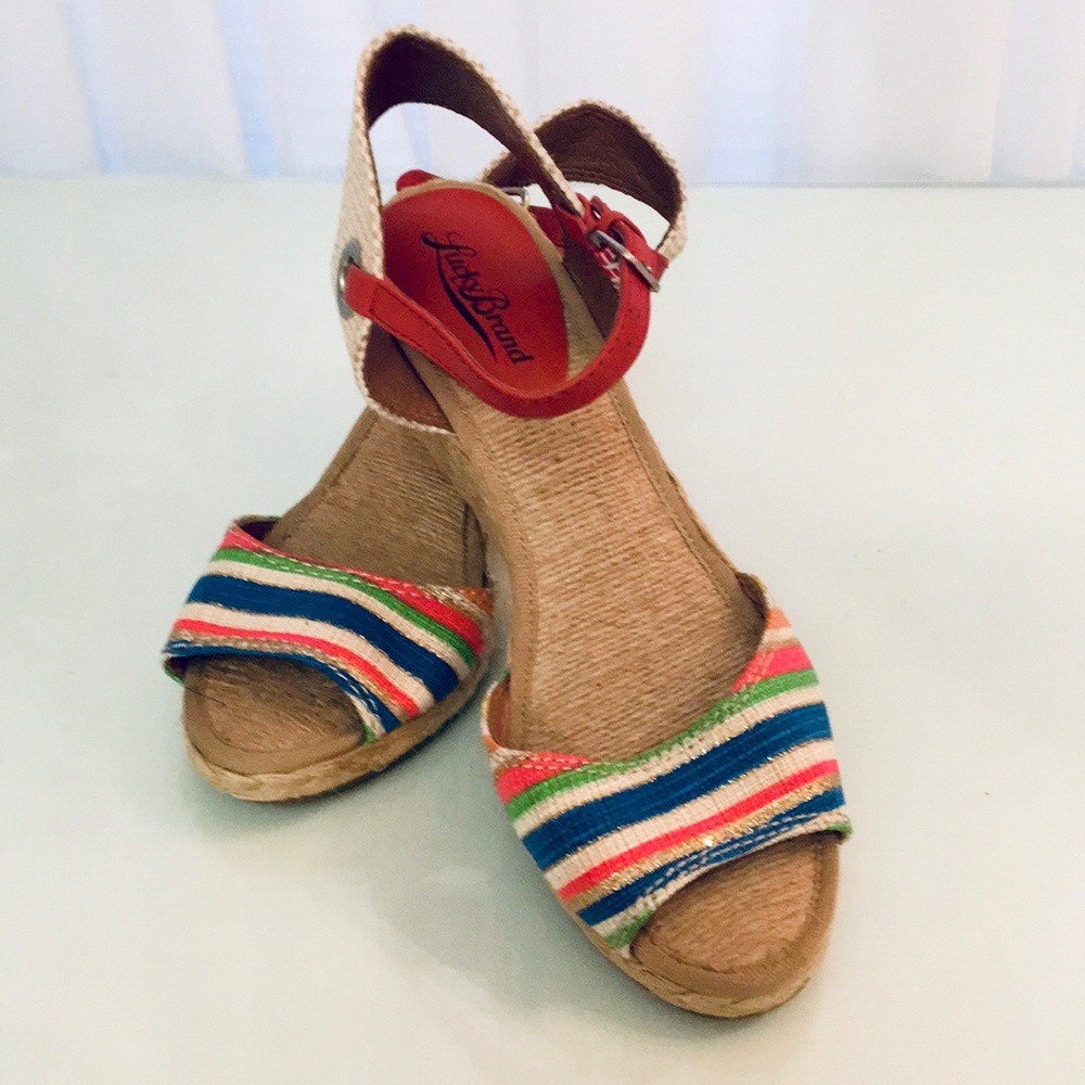 ❤️HOST PICK❤️ Like New Lucky Brand Wedges